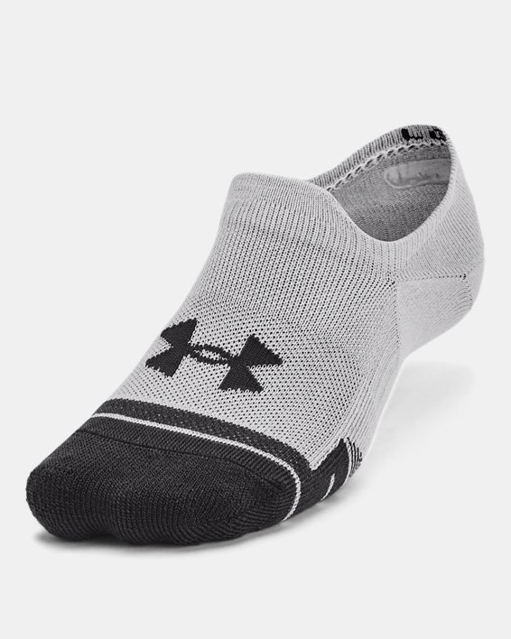 Calcetines UA Performance Tech 3-Pack Ultra Low Tab unisex, Gray, pdpMainDesktop image number 1